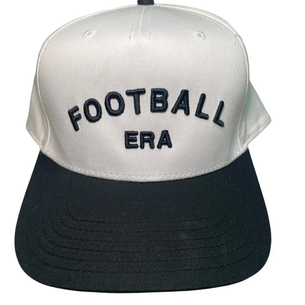 BFFs & Babes Football Era Trucker Hat – Black & White, Adjustable, Brand New